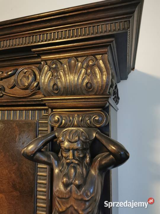 Prestiżowa neorenesansowa biblioteka z figurami Wrocław sprzedam