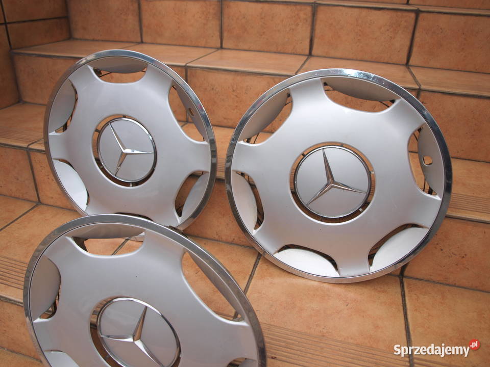 Mercedes kołpaki 15 oryginalne chrom komplet 4 Kalisz