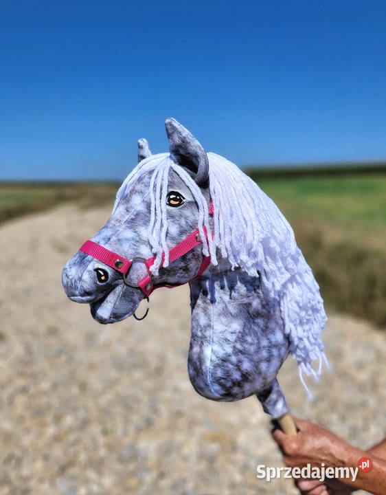 Hobby Horse Duży koń na kiju Premium siwek Bielsk Podlaski