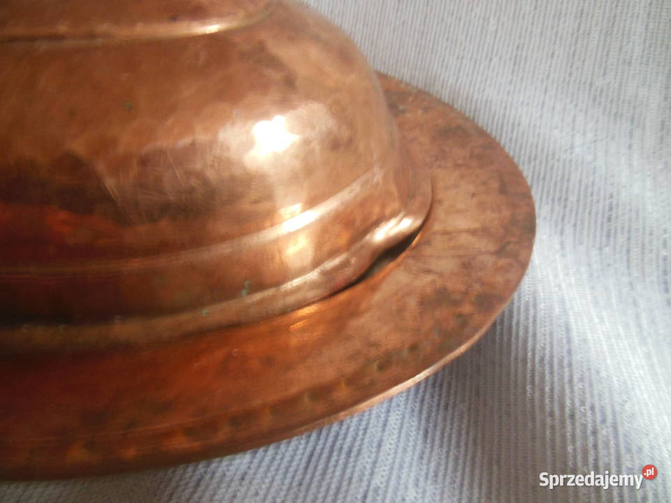 Talerz Owalny miedziany ocynkowany z pokrywką Pozostałe świętokrzyskie Kielce