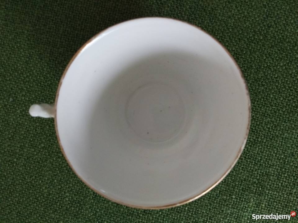 Filiżanka kolekcjonerska sygnowana Porcelana i szkło Ropa
