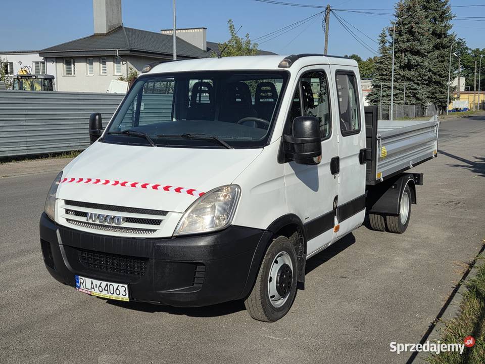 IVECO DAILY 35C12 Doka 7 osób Kiper 3m Pilot biały Łańcut