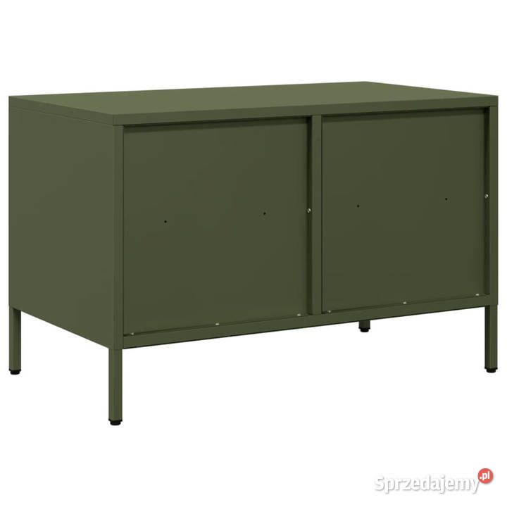Szafka RTV oliwkowa 68x39x435 stal walcowana na Warszawa