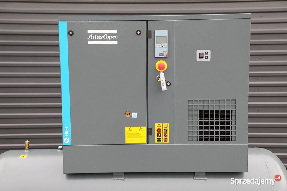 Kompresor śrubowy Atlas Copco G5FF 500 lt NOWY sprzedam