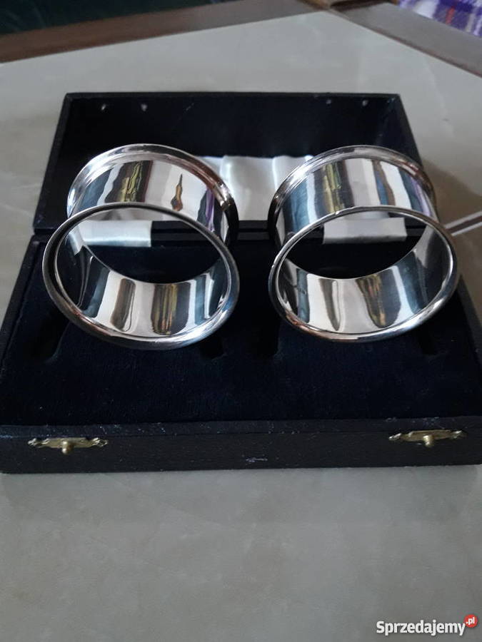 Antyk posrebrzany komplet do serwetek YEOMAN lubelskie sprzedam