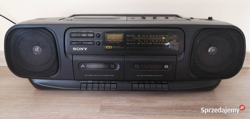 Radiomagnetofon z CD Sony Mega Bass Radioodtwarzacze