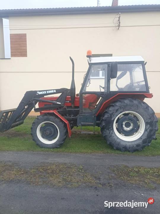 Zetor 7245 z ładowacze i osprzętem Skrzynia biegów Manualna Gąski