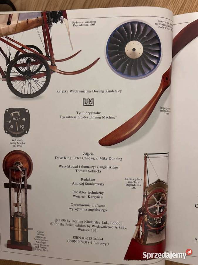 Książka Album Maszyny Latające Kultura i Rozrywka Warszawa