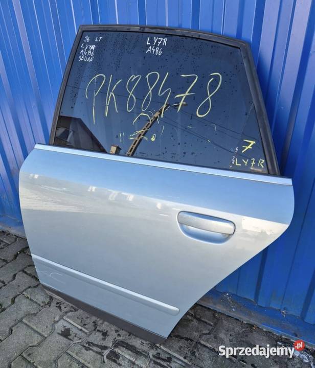 7 DRZWI TYŁ LEWY TYLNE LEWE AUDI A4 B6 SEDAN świętokrzyskie Działoszyce
