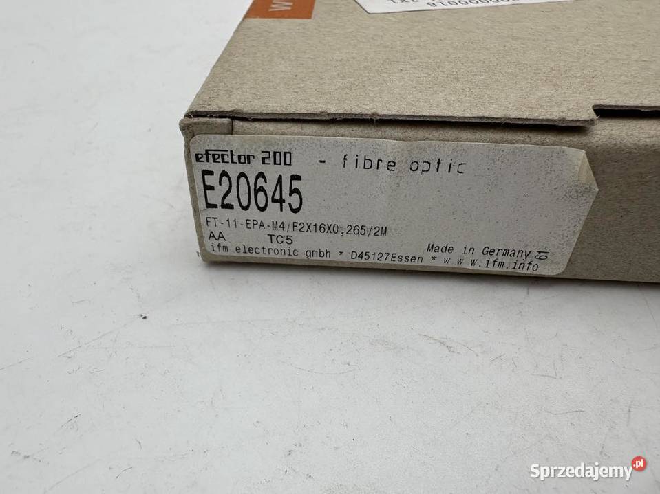 IFM E20645 Czujnik światłowodowy Warszawa