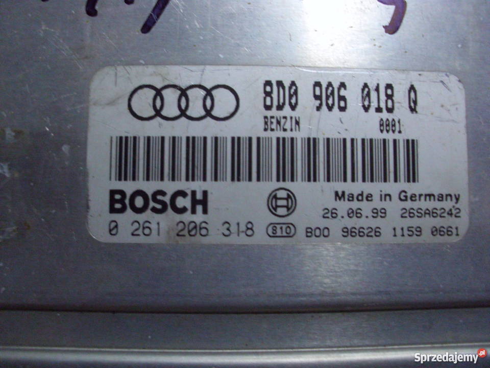 Komputer silnika VW GOLF AUDI 0261206318 Lubin