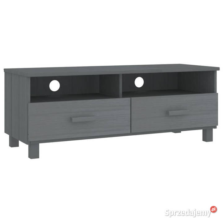 Szafka pod TV HAMAR ciemnoszara 106x40x40 drewno
