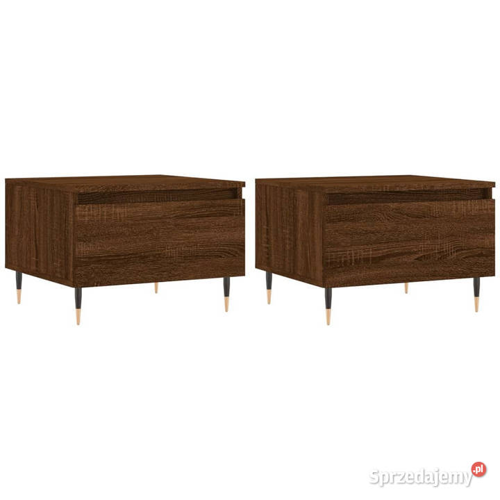 Stoliki kawowe 2 brązowy dąb 50x46x35 WM830859 Warszawa