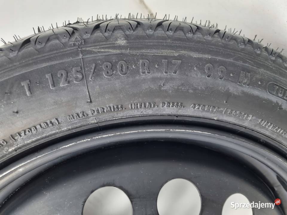 KOŁO DOJAZDOWE 12580 R17 9209872 5x108 Chełm