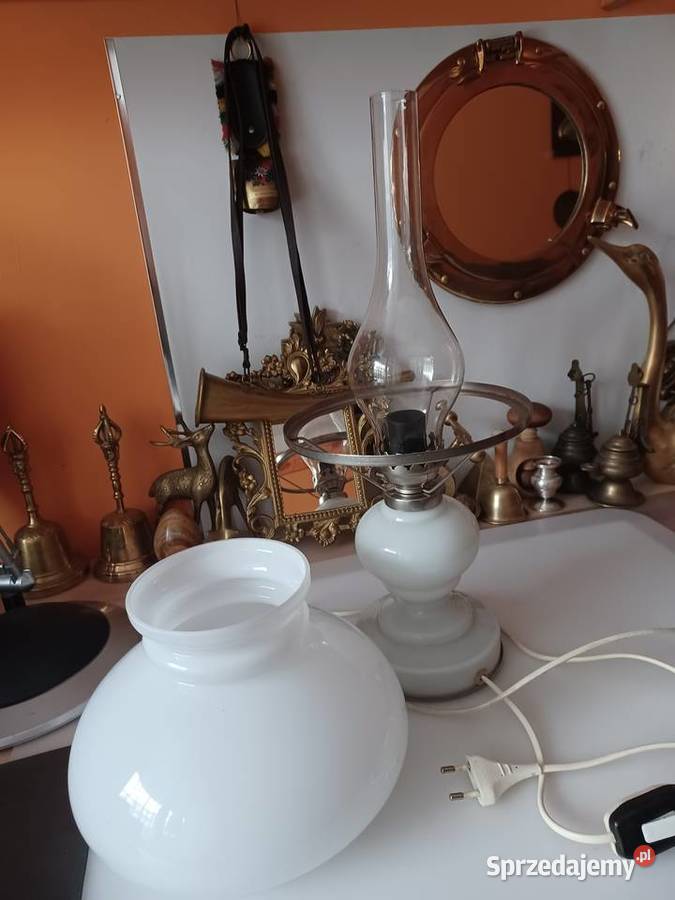 Piękna lampa stołowa z czasów PRL