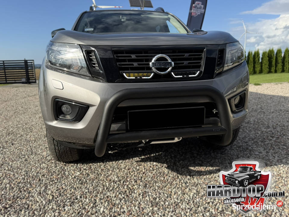 Orurowanie przednie z poprzeczką CZARNE Nissan Pasłęk