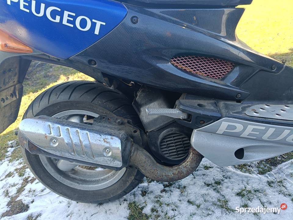 Skuter Peugeot 50 3 brak ubezpieczenia i dwusuwowy Peugeot Więcbork