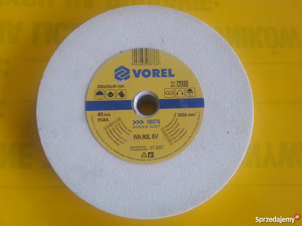 Tarcza ściernica kamień do szlifierki stołowej Opoczno