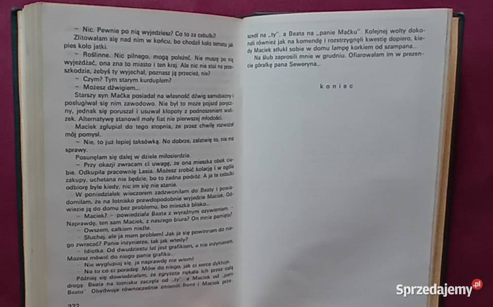 Joanna Chmielewska Szajka bez końca PDW 1991 r wielkopolskie Koźminek sprzedam