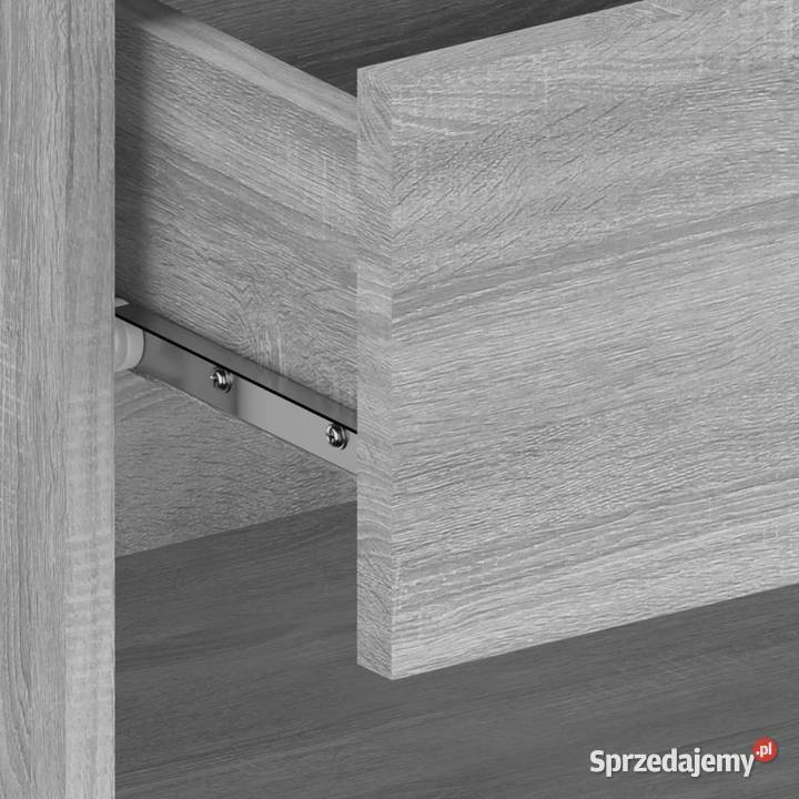 Wiszące szafki nocne 2 szary dąb sonoma WM816949