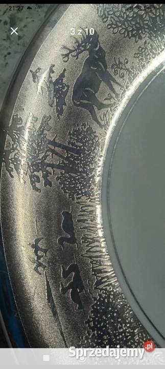 Talerze Wawel motyw myśliwski Warszawa