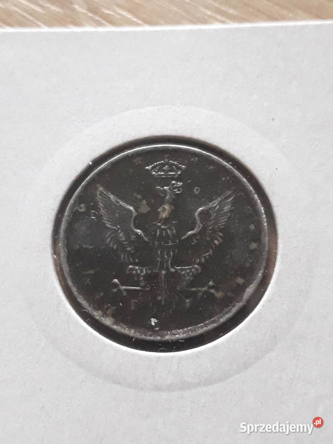 10 Fenigów Królestwo Polskie 1917 r piękne J