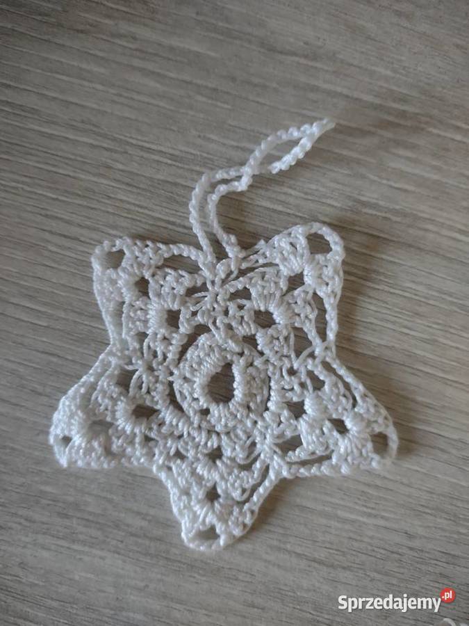 Ozdoby świąteczne handmade biały