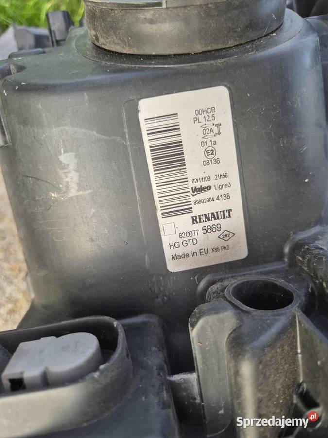 Reflektor lampa lewy renault clio 3 oryginal Lampy przednie Wałbrzych