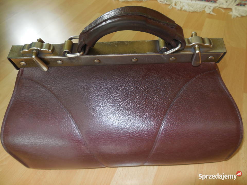 skórzany neseser lekarski Kuferek  łódzkie Łódź