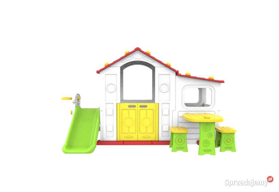 Domek ogrodowy dzieci ze zjeżdżalnią i mazowieckie Warszawa