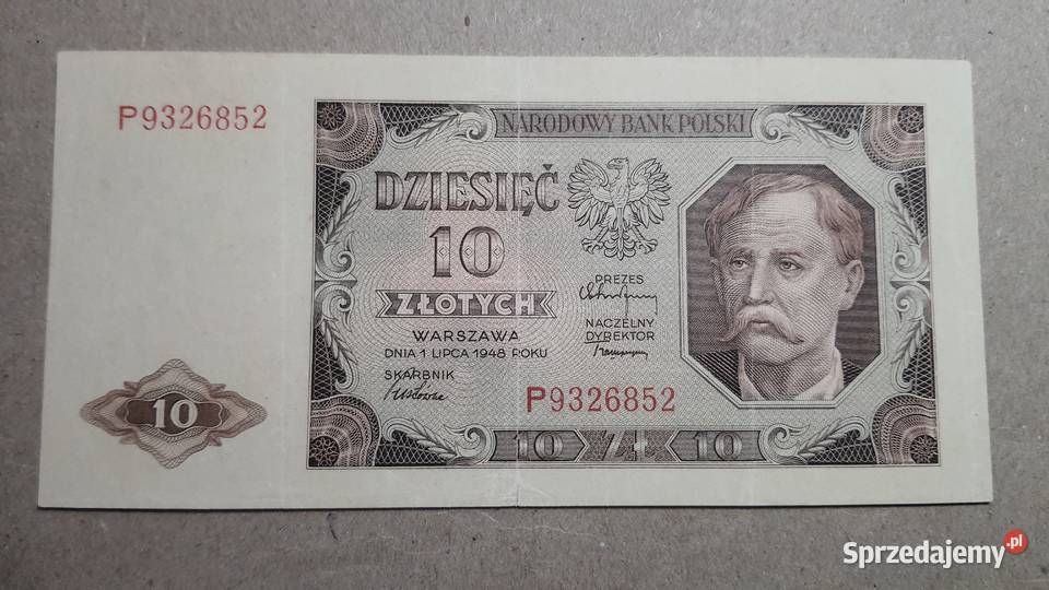 10 złotych 1948 s P mazowieckie Warszawa sprzedam