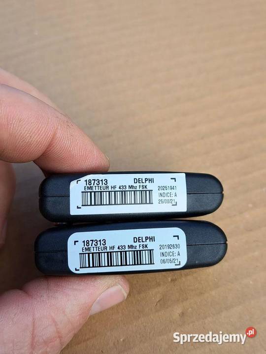 Kluczyk Peugeot 308 EMETTEUR HF 433 MHz FSK