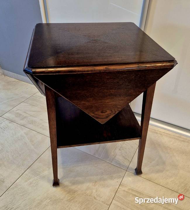 Stary stolik dębowy klapak Bydgoszcz