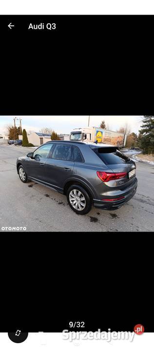 Audi Q3 SLine elektrycznie ustawiane fotele Pniewy