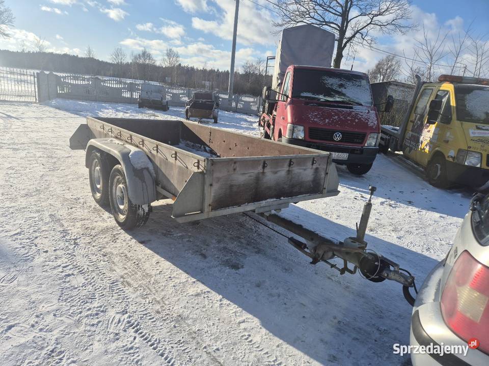Przyczepka samochodowa 3x14 ładna z dokumentami towarowe Stara Kaźmierka