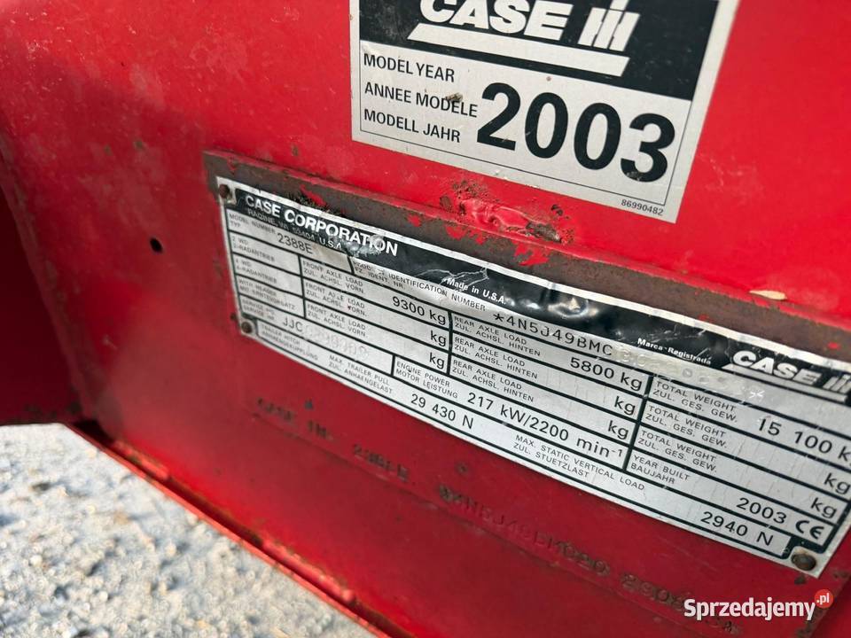 Kombajn zbożowy Case 2388 heder dolnośląskie Nowa Ruda