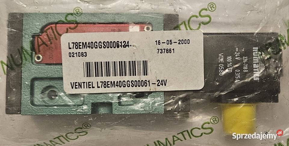 Zawór elektromagnetyczny Numatics Kraków