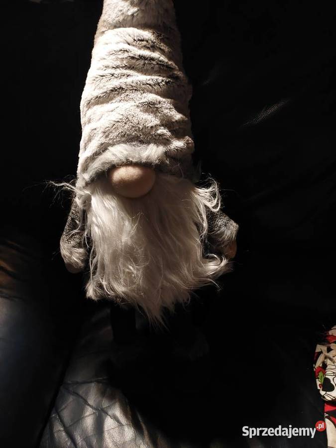 Krasnal duży 66 na sprężynach Boże Narodzenie