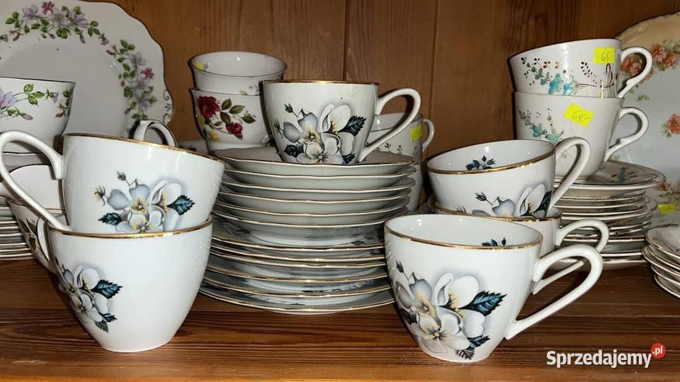 Filiżanka z talerzykiem Syg MZ Czechoslovakia Gdańsk