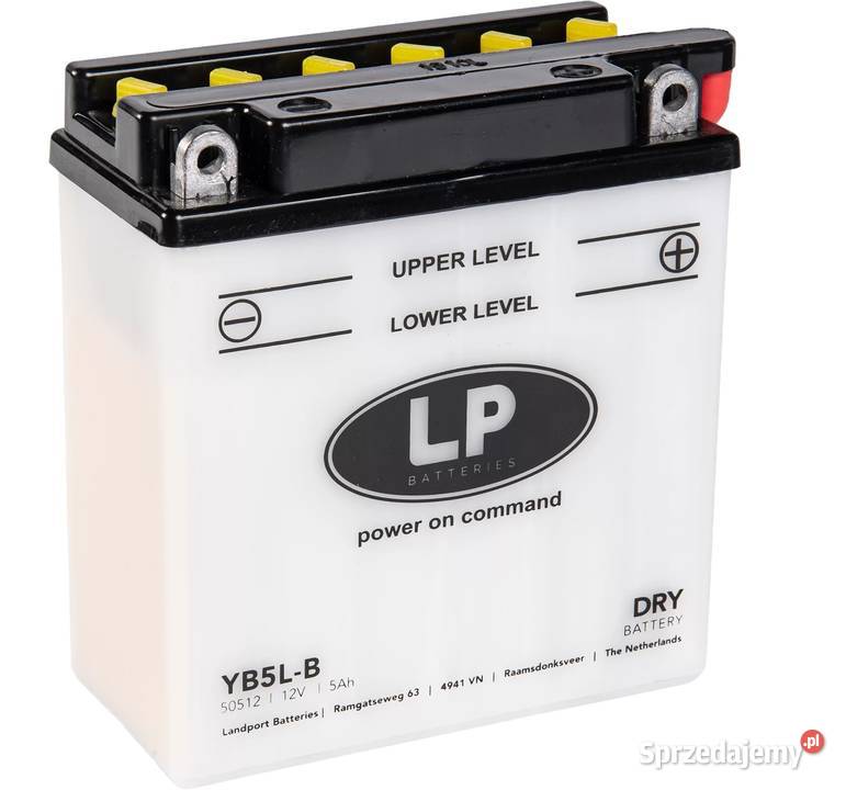 AKUMULATOR MOTO Landport YB5LB 12V 5Ah 60A P Tczew sprzedam