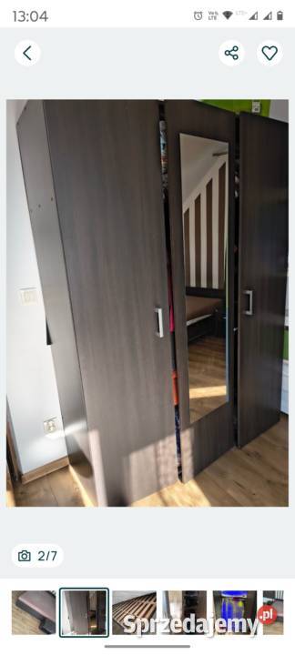 Sprzedam szafę i łuzko z szafkami nocnymi Meble do sypialni Ropczyce sprzedam