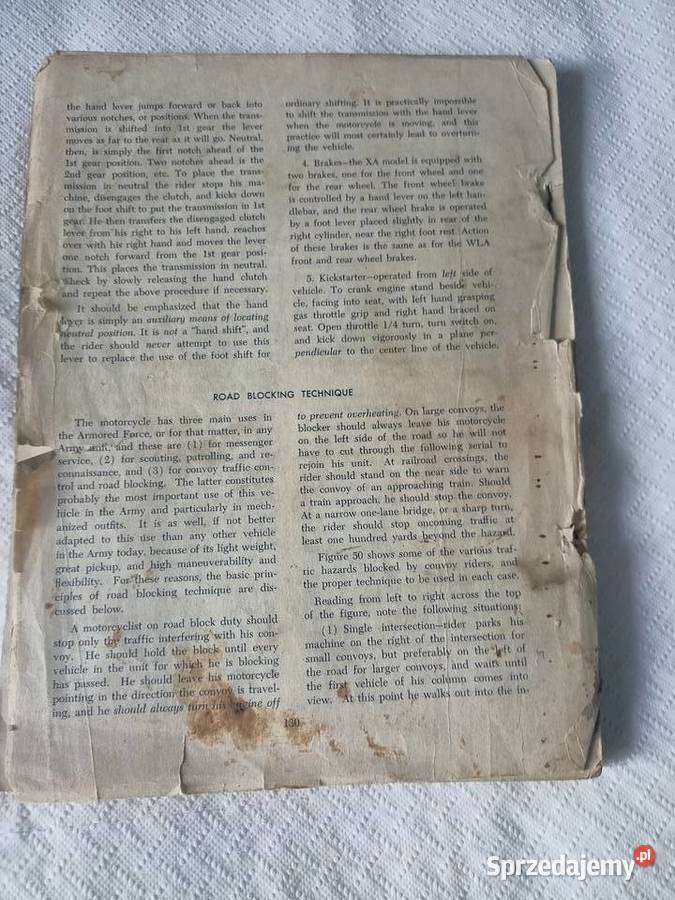 Harley WLA XA Pozostałe Antyki, Sztuka, Kolekcje sprzedam