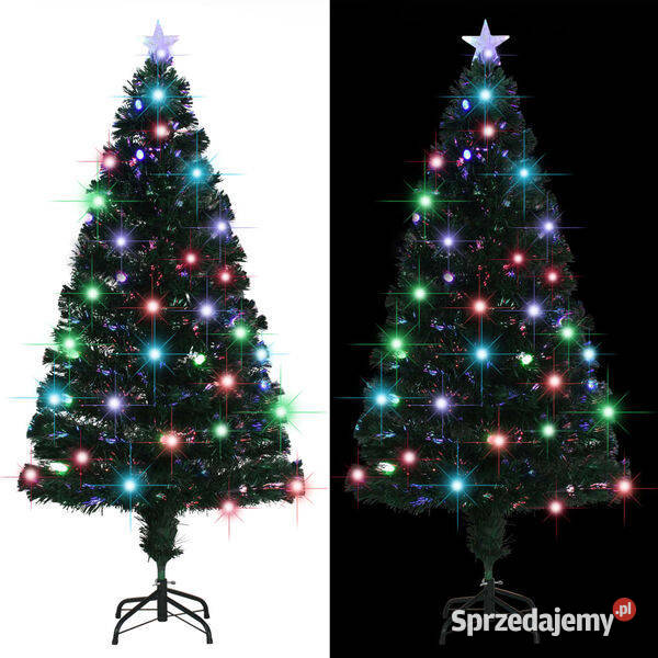 vidaXL Sztuczna choinka z LED i stojakiem 150 Warszawa