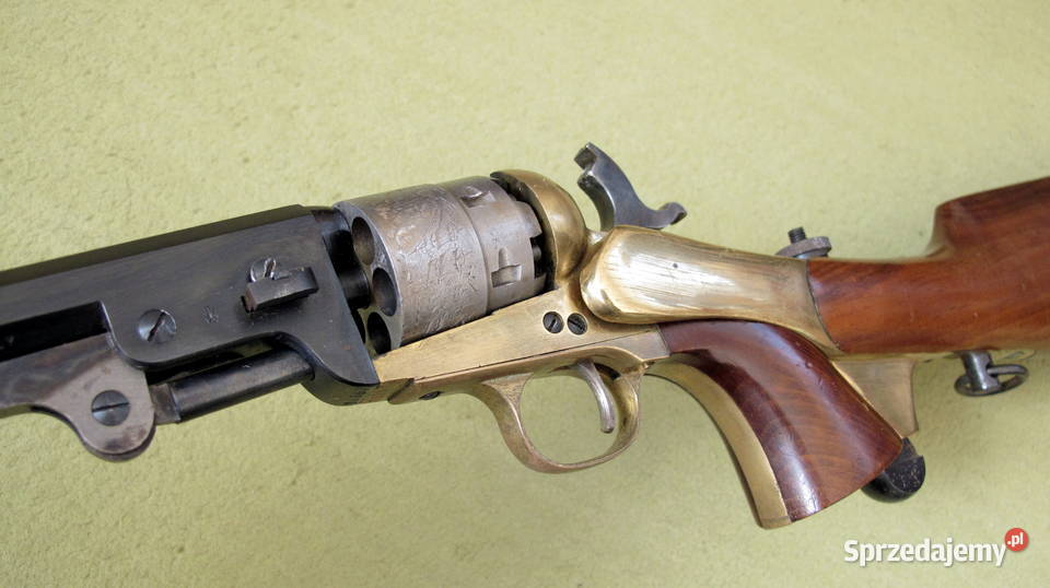 Czarnoprochowy karabinek rewolwerowy Colt kal 44 Sporty strzeleckie i myślistwo