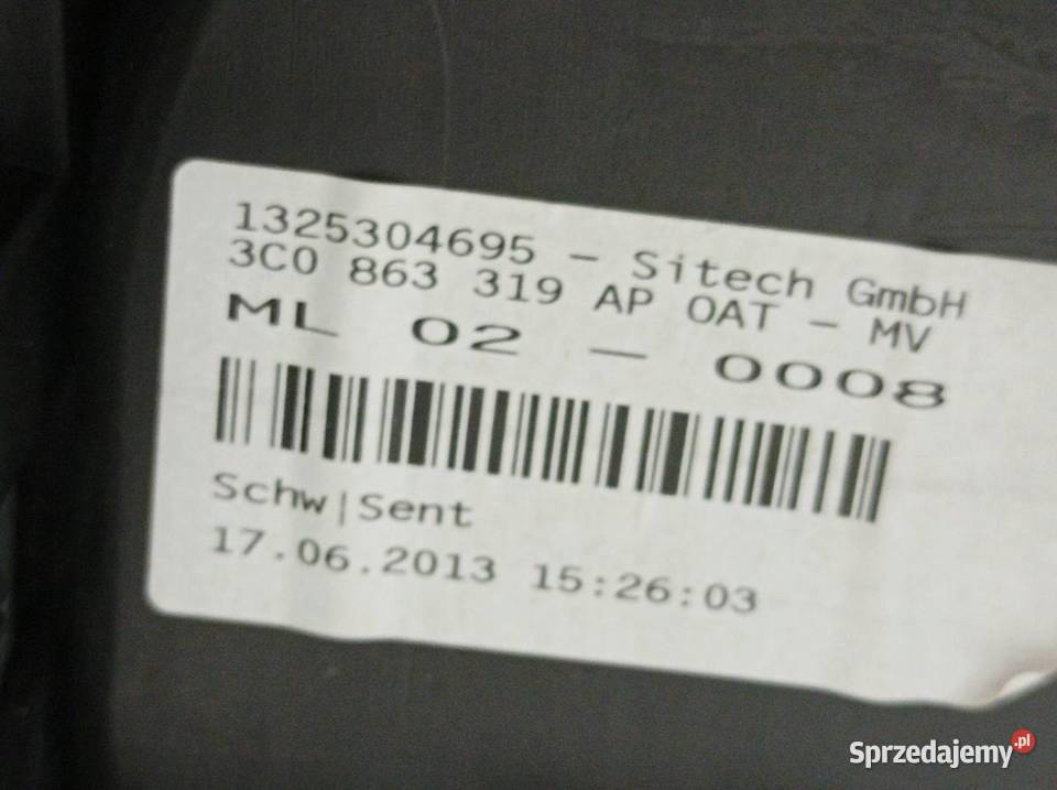 TUNEL ŚRODKOWY PODŁOKIETNIK Skoda Scala I 2019