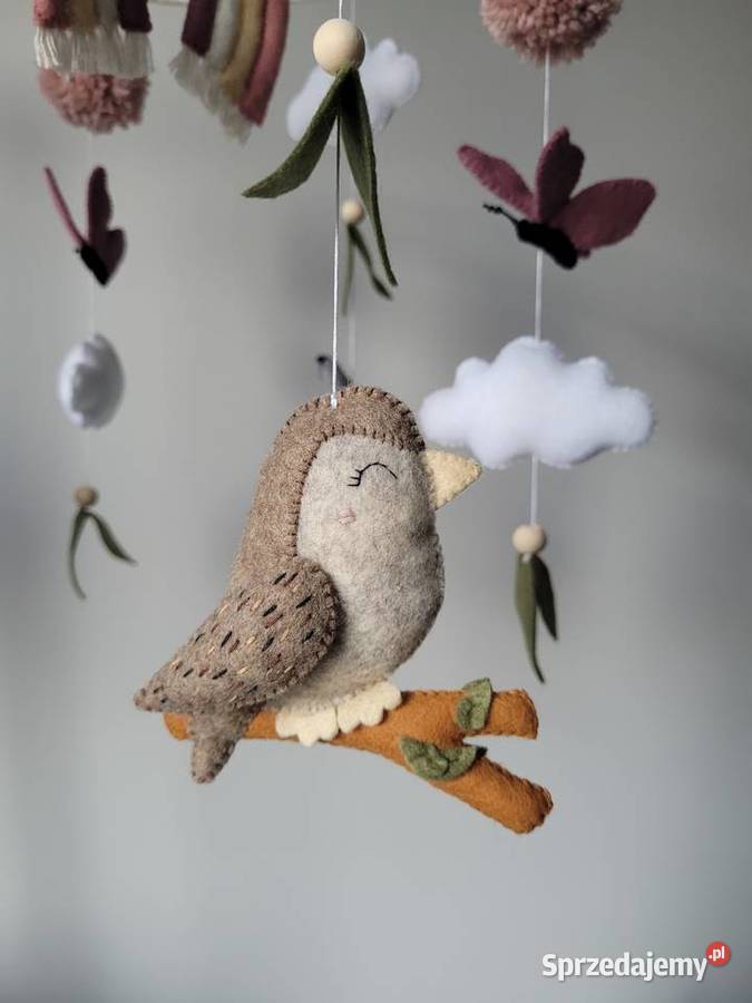 Karuzela do łóżeczka myszka wróbelek i ślimak Częstochowa sprzedam