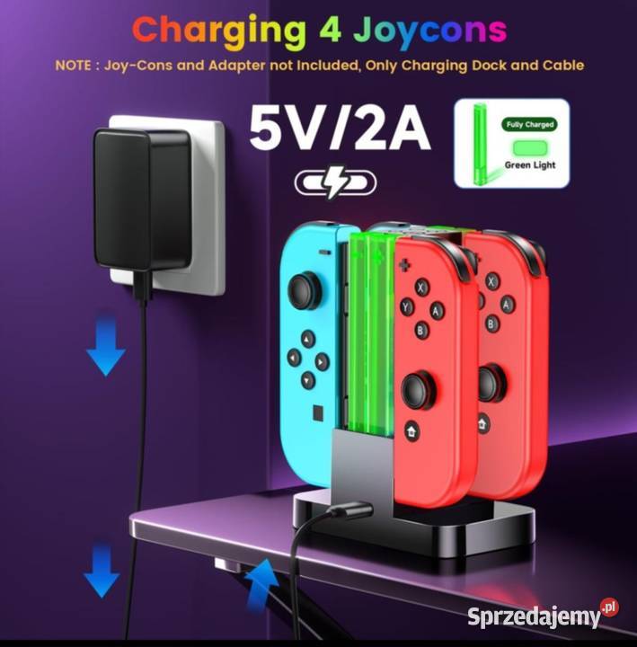 PODSTAWKA ŁADUJĄCA DO KONTROLERA 6 TRYBÓW