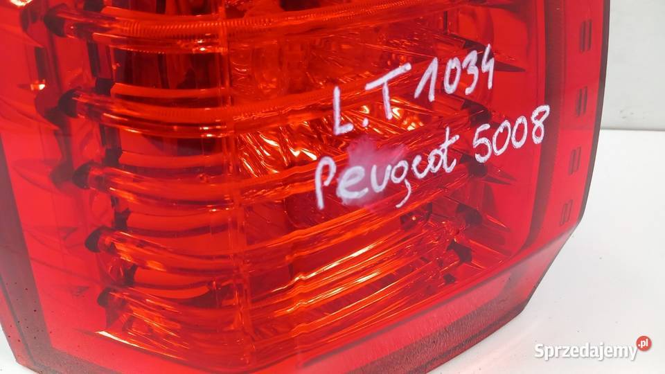 PEUGEOT 5008 I LAMPA TYŁ LEWA Zbierkowo sprzedam