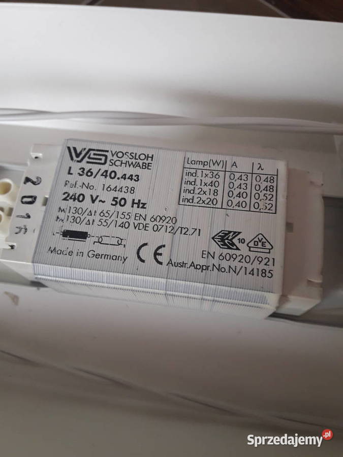 Lampa kinkiet Strimma proj KM Haobera Szwecja lubelskie Janów Lubelski