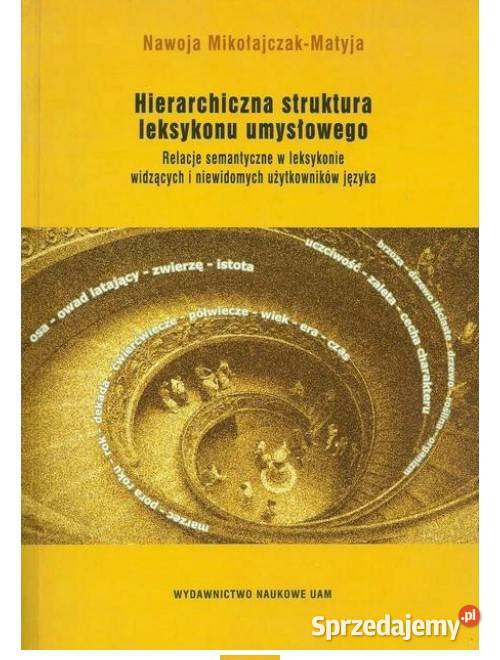 Hierarchiczna struktura leksykonu umysłowego Łódź sprzedam